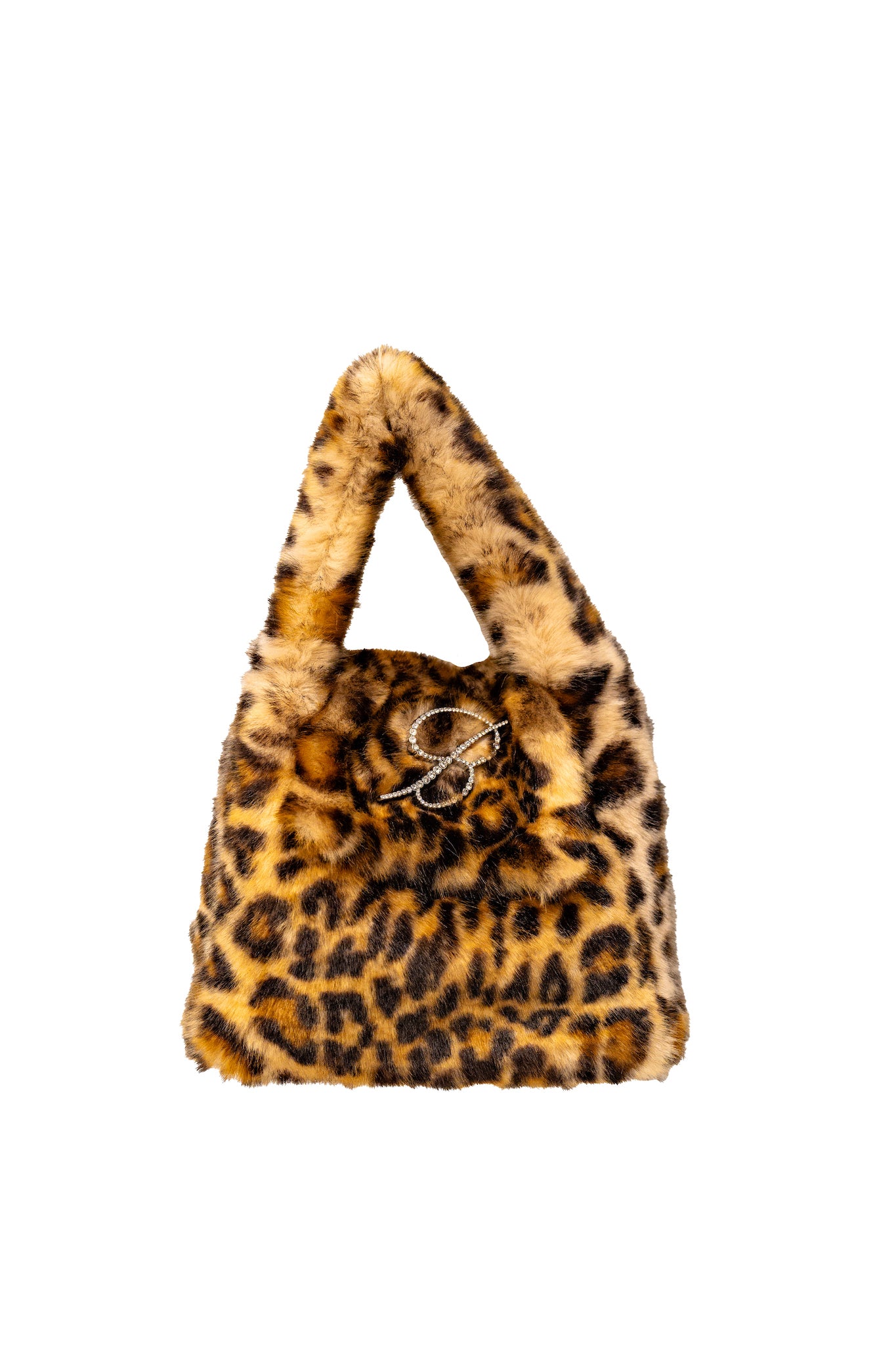 Animalier Faux Fur Rhinestone