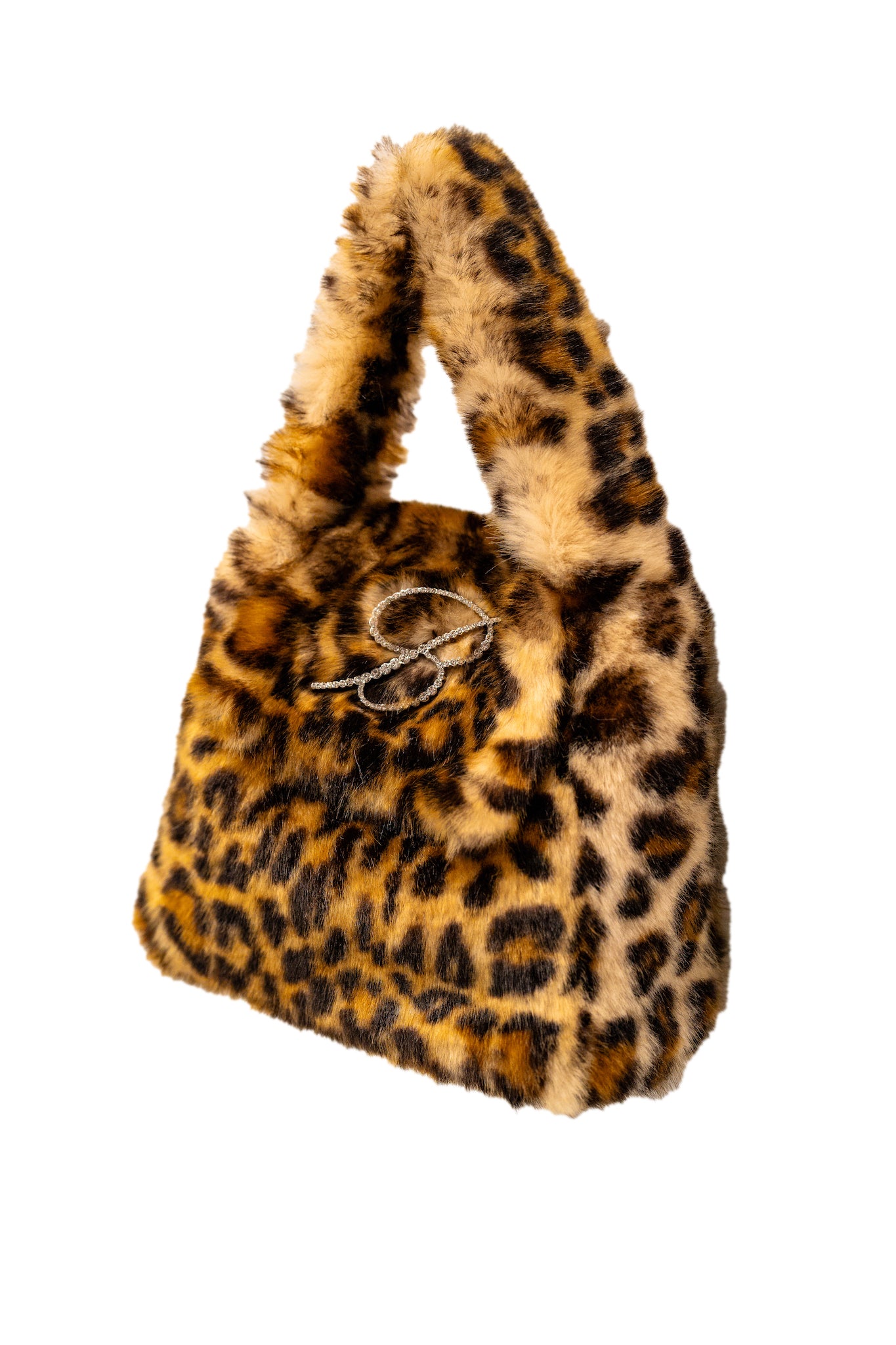 Animalier Faux Fur Rhinestone