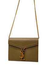 Cassandra Logo Plaque Shoulder Bag